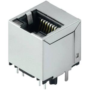 Weidmüller RJ45M R1V 3.3N4YG/YG TY 1534750000 Bus, inbouw verticaal Aantal polen 8 Zilver, Zwart 120 stuk(s)