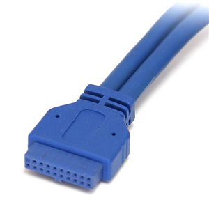 StarTech.com 2-poort Inbouwpaneel USB 3.0 Kabel USB A naar Moederbord Aansluitkabel F/F