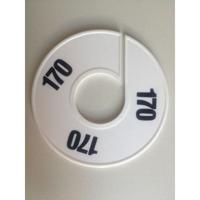 Maatring 11 cm wit/zwart 170