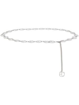 Claudie Pierlot ceinture à motif monogrammé - Argent