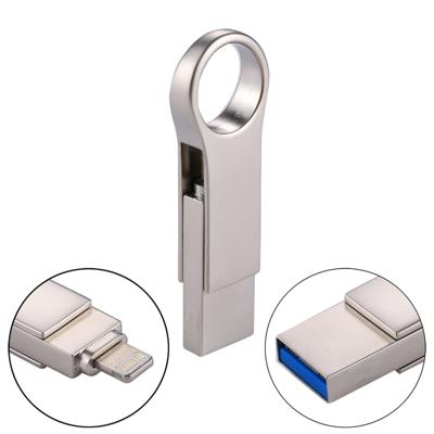 RQW - 10D 2 in 1 USB 2.0 & 8 Pin 64 GB flitsaandrijving voor iPhone & iPad & iPod & meest Android Smartphones & PC Computer
