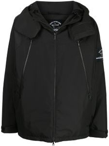 White Mountaineering veste à patch logo - Noir