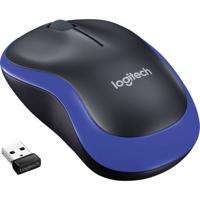 Logitech M185 Muis Radiografisch Optisch Blauw 3 Toetsen 1000 dpi