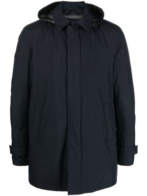 Herno imperméable Gortex à logo imprimé - Bleu