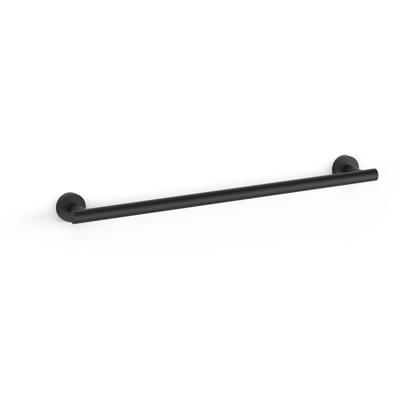 Handdoek houder Max | Wandmontage | 48 cm | Enkel houder | Zwart mat