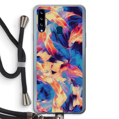 Tuesday Night: Samsung Galaxy A20s Transparant Hoesje met koord