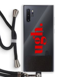 Ugh: Samsung Galaxy Note 10 Plus Transparant Hoesje met koord