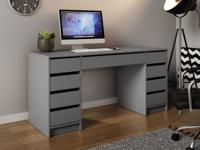 Bureau ADARAS 9 lades grijs