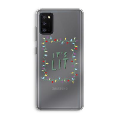 It's Lit: Samsung Galaxy A41 Transparant Hoesje