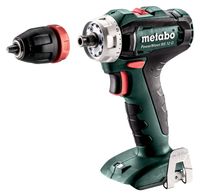 Metabo PowerMaxx BS 12 Q 12V Li-Ion accu boor-/schroefmachine body in Metaloc - 601037840 - 601037840