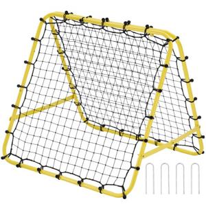 VEVOR Voetbal Rebounder Net Kick-Back Draagbare Voetbaltrainer 40x35x37 Inch