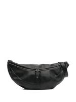 WERKSTATT:MÜNCHEN 1.0 cross-motif leather crossbody bag - Noir