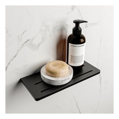 Planchet Mondiaz Easy | Wandmontage | 31x14x1.2 cm | Solid Surface | Rechthoek | Urban