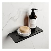 Planchet Mondiaz Easy | Wandmontage | 31x14x1.2 cm | Solid Surface | Rechthoek | Urban