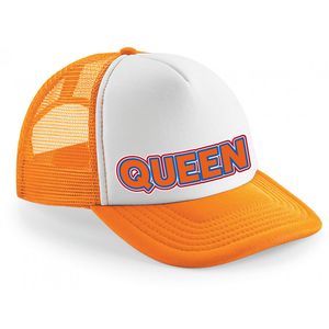 Koningsdag oranje snapback - queen - voor volwassenen - Verkleedhoofddeksels