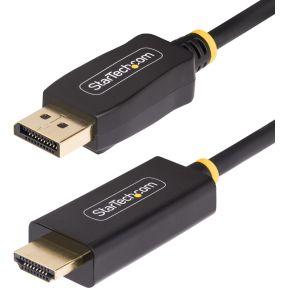 StarTech.com 2m DisplayPort naar HDMI Adapter Kabel, 4K 60Hz met HDR, DP naar HDMI 2.0b, Actieve Vid