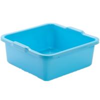 Afwasbak - kunststof - vierkant -11L - blauw - 36 x 35 x 13 cm - Huishouden