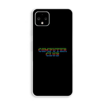Retro: Pixel 4 XL Transparant Hoesje