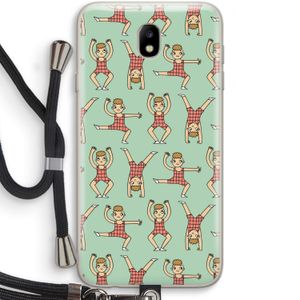 Gymboys: Samsung Galaxy J7 (2017) Transparant Hoesje met koord