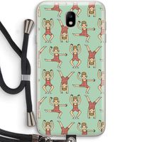 Gymboys: Samsung Galaxy J7 (2017) Transparant Hoesje met koord Gymboys: Samsung Galaxy J7 (2017) Transparant Hoesje met koord