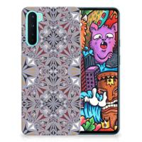 OnePlus Nord | TPU | Siliconen hoesje | Flower Tiles