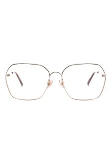 Chloé Eyewear lunettes de vue à monture géométrique - Or