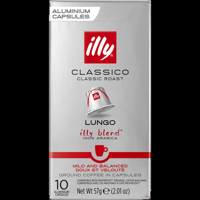 Illy Lungo Classico Koffiecups 10 stuks bij Jumbo