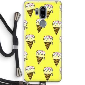 Isjes: LG G7 Thinq Transparant Hoesje met koord