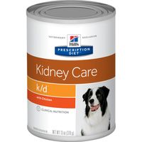 Hill's Prescription Diet K/D Kidney Care hondenvoer met kip blik 2 trays (24 x 370 g)