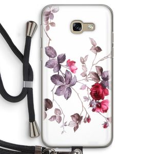 Mooie bloemen: Samsung Galaxy A5 (2017) Transparant Hoesje met koord