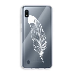 Pluim: Samsung Galaxy A10 Transparant Hoesje