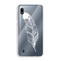Pluim: Samsung Galaxy A10 Transparant Hoesje