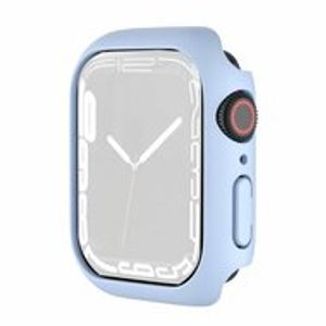 Apple Watch 45mm Hard case (open front) - Lichtblauw - Geschikt voor Apple Watch 45mm