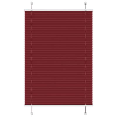 Pliss rolgordijn 95x150 cm stofbreedte 94,4 cm bordeauxrood