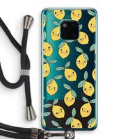 Citroenen: Huawei Mate 20 Pro Transparant Hoesje met koord