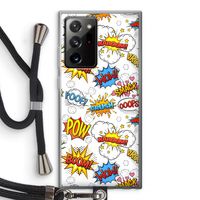 Pow Smack: Samsung Galaxy Note 20 Ultra / Note 20 Ultra 5G Transparant Hoesje met koord