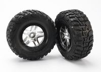Traxxas - Tire & wheel assy, glued (2WD front) (TRX-5882)