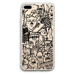 Vexx Black Mixtape: iPhone 7 Plus Transparant Hoesje