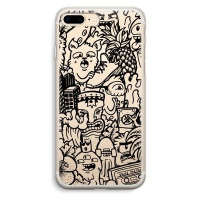 Vexx Black Mixtape: iPhone 7 Plus Transparant Hoesje