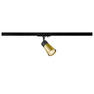 SLV RailspotPuri 2.0 Cone zwart-goud 1-fase - 1008247