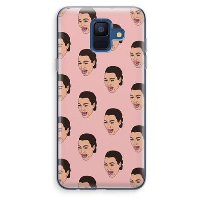 Ugly Cry Call: Samsung Galaxy A6 (2018) Transparant Hoesje