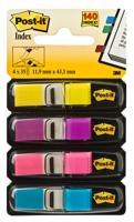 Indextabs 3m post-it 683 11.9x43.2mm 4 kleuren | 6 stuks