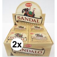 Wierook Sandelhout 20 kegeltjes - thumbnail