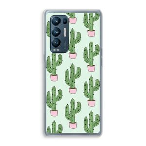 Cactus Lover: Oppo Find X3 Neo Transparant Hoesje