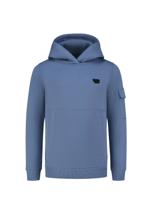 Ballin Hoodie slim fit - Blauw grijs