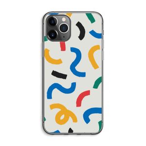 Illustratieve pop 2: iPhone 11 Pro Max Transparant Hoesje