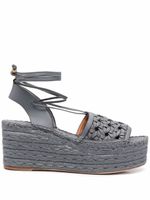 Tory Burch espadrilles à plateforme - Bleu Tory Burch espadrilles à plateforme - Bleu