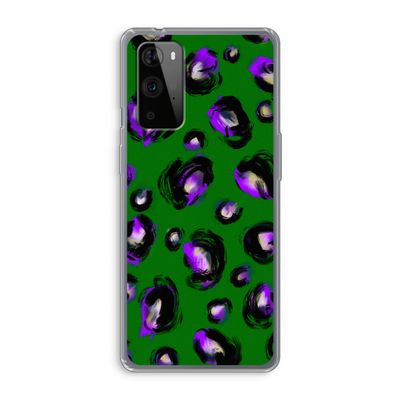 Green Cheetah: OnePlus 9 Pro Transparant Hoesje