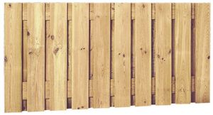 Houten schutting tuinscherm laag 180x90cm