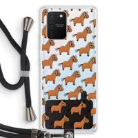 Pony: Samsung Galaxy S10 Lite Transparant Hoesje met koord - thumbnail